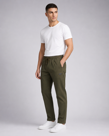 Men’s Olive Green Cargo Pant – Cotton Utility Trousers