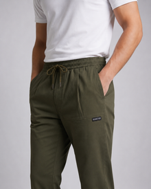 Men’s Olive Green Cargo Pant – Cotton Utility Trousers