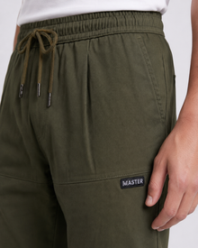 Men’s Olive Green Cargo Pant – Cotton Utility Trousers