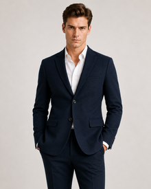 MMASTER Dark Navy Blazer front pose