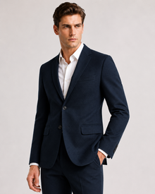 MMASTER Dark Navy Blazer side pose