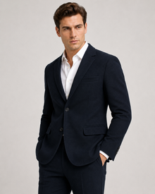 MMASTER Dark Navy Blazer three quarter view