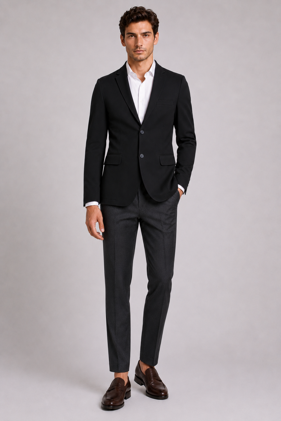 Men’s Black Lightweight Tailored Blazer