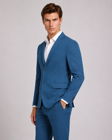 MMASTER Lightweight Blue Blazer three quarter view