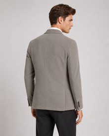 MMASTER Lightweight Taupe Blazer back close view
