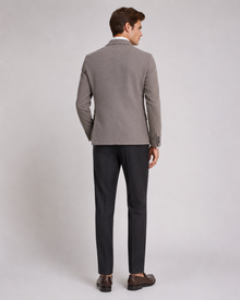 MMASTER Lightweight Taupe Blazer full back view