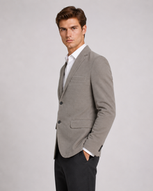 MMASTER Lightweight Taupe Blazer side view