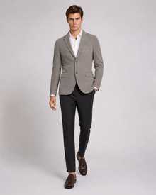 MMASTER Lightweight Taupe Blazer walking view